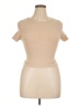 One Step Up Tan Short Sleeve Turtleneck Size Lg - XL - photo 1