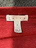 Leith Solid Burgundy Casual Skirt Size L - photo 4