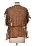 Topshop 100% Polyester Brown Sleeveless Blouse Size 10 - photo 2