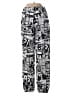 Shein Graphic Silver Casual Pants Size 6 - photo 2