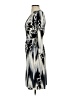 Old Navy 100% Polyester Print Gray Cocktail Dress Size S - photo 5