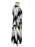 Old Navy 100% Polyester Print Gray Cocktail Dress Size S - photo 4