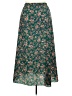 Unbranded 100% Polyester Floral Green Casual Skirt Size 2X - photo 2