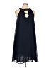 Jun & Ivy 100% Polyester Polka Dots Blue Casual Dress Size L - photo 1