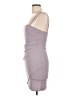 Windsor Solid Gray Purple Cocktail Dress Size L - photo 5