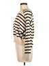Olivaceous Stripes Ivory Turtleneck Sweater Size M - photo 5