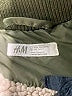 H&M 100% Polyester Green Snow Jacket Size 4 - 5 - photo 3
