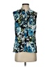 Tahari by ASL 100% Polyester Blue Sleeveless Blouse Size S - photo 1