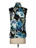Tahari by ASL 100% Polyester Blue Sleeveless Blouse Size S - photo 2