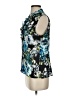 Tahari by ASL 100% Polyester Blue Sleeveless Blouse Size S - photo 5