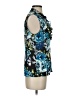 Tahari by ASL 100% Polyester Blue Sleeveless Blouse Size S - photo 4