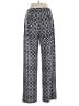 New Directions Print Blue Casual Pants Size L - photo 2
