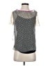 Ella Moss 100% Rayon Silver Short Sleeve Blouse Size S - photo 1
