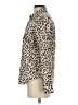 J.Crew Animal Print Brown Long Sleeve Blouse Size 2 - photo 5