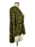 Only 100% Polyester Yellow Long Sleeve Blouse Size EU 38 / US 8 - photo 4