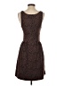 Deletta Animal Print Brown Cocktail Dress Size XS - photo 2