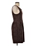 Deletta Animal Print Brown Cocktail Dress Size XS - photo 4