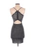 Windsor Metallic Gray Blue Cocktail Dress Size S - photo 2
