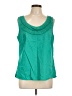 Mossimo Green Sleeveless Blouse Size L - photo 1