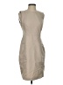 Calvin Klein Solid Tan Cocktail Dress Size 4 - photo 1