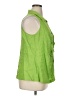 MICHAEL Michael Kors Green Sleeveless Button-Down Shirt Size 1X - photo 4