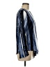 Kenneth Cole New York Stripes Blue Long Sleeve Blouse Size M - photo 4