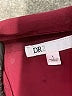 DR2 100% Polyester Polka Dots Burgundy Long Sleeve Blouse Size L - photo 7