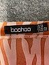 Boohoo 100% Polyester Orange Casual Dress Size 14 - photo 7