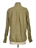 Athleta 100% Linen Solid Green Long Sleeve Button-Down Shirt Size XS - photo 2