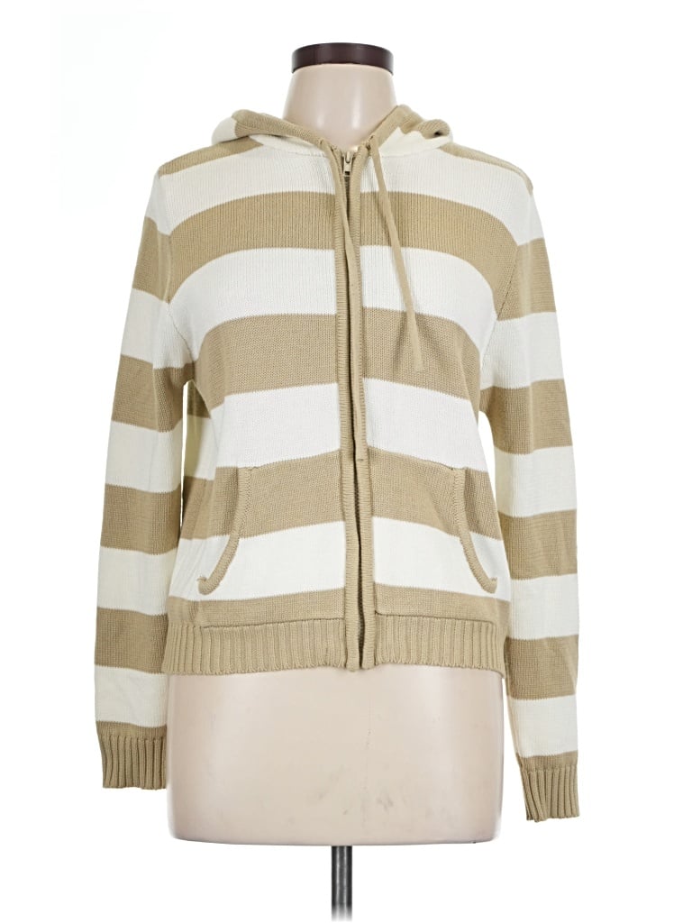 Pre-owned Justify Zip Up Hoodie In Brown