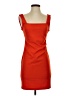 H&M Solid Orange Cocktail Dress Size S - photo 1