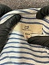 Thread & Supply 100% Rayon Blue 3/4 Sleeve Polo Size M - photo 7