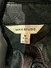 Max Studio 100% Polyester Solid Black 3/4 Sleeve Blouse Size M - photo 7