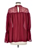 Zeagoo 100% Polyester Burgundy 3/4 Sleeve Blouse Size M - photo 2