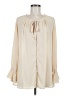 Assorted Brands Ivory Long Sleeve Blouse Size M - photo 1