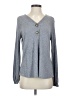 Hailey & Co. Gray Long Sleeve Henley Size S - photo 1