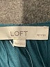 Ann Taylor LOFT 100% Polyester Teal Sleeveless Blouse Size XXS - photo 7