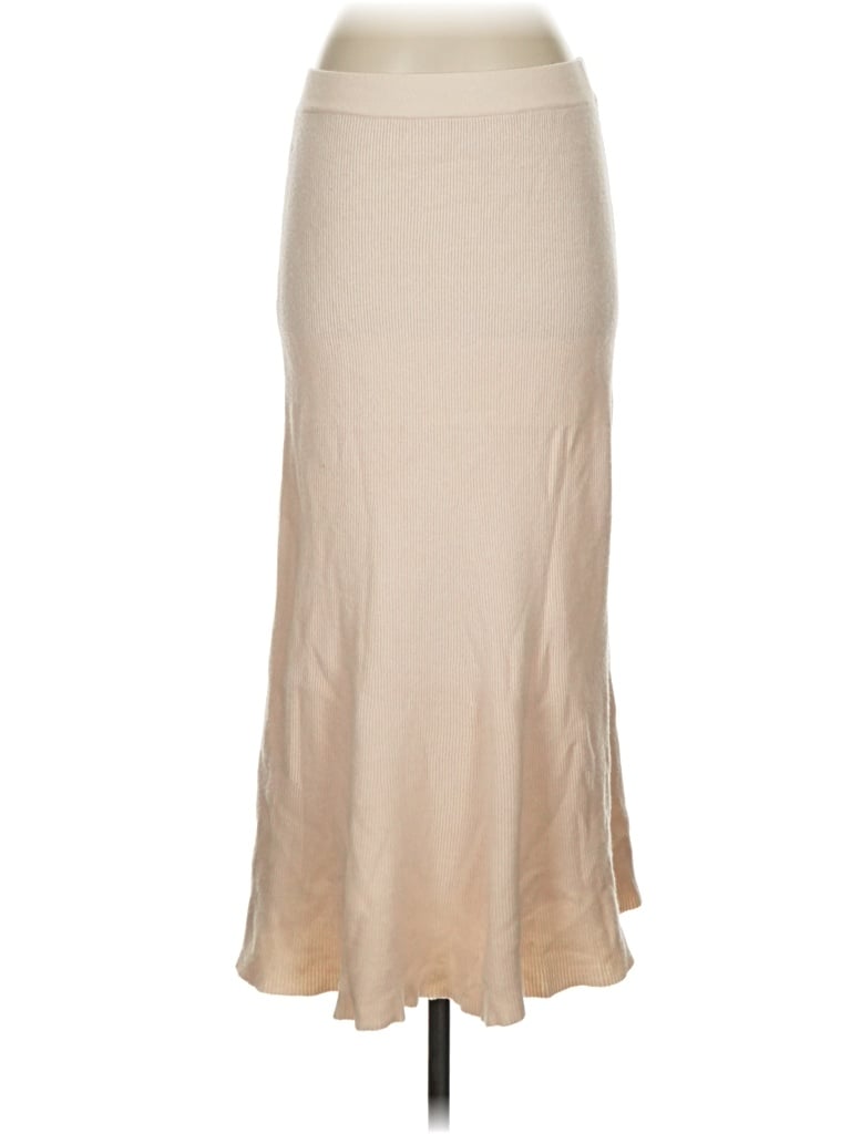 Pre-owned Mng Formal Skirt In Tan