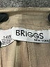 Briggs New York 100% Polyester Tan Casual Pants Size 14W - photo 7