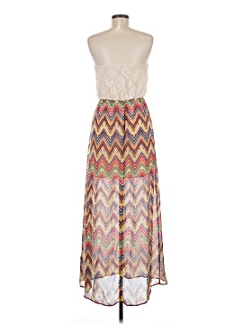 chinese dress ladies 90's City Triangles Maroon Sparkly Dress - Tagged Large main image 0