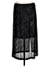 Susan Graver Stars Black Formal Skirt Size L - photo 2