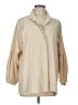 Assorted Brands Tan 3/4 Sleeve Button-Down Shirt Size L (estimated) - photo 1