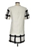 Tibi Graphic White Gray Casual Dress Size 4 - photo 2