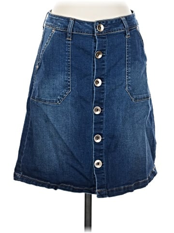 Kensie Denim Skirt (view 1)