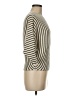 Unbranded Stripes Ivory Turtleneck Sweater Size M (estimated) - photo 4