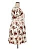 Torrid Floral Ivory Casual Dress Size 2X Plus (2) - photo 4