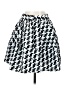 Express 100% Polyester Houndstooth Black Casual Skirt Size 4 (estimated) - photo 2