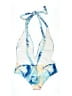 Cacelin Print Blue One Piece Swimsuit Size 1X - photo 2