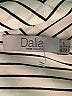 dalia 100% Polyester Stripes Ivory Long Sleeve Blouse Size S - photo 7