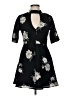 Socialite Floral Black Casual Dress Size M - photo 1